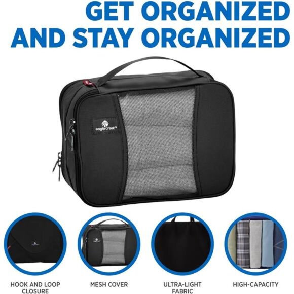 Starter Set of 3 Packing Cubes for Travel-Durable Travel Suitcase Organizer Bags - Picture 5 of 8